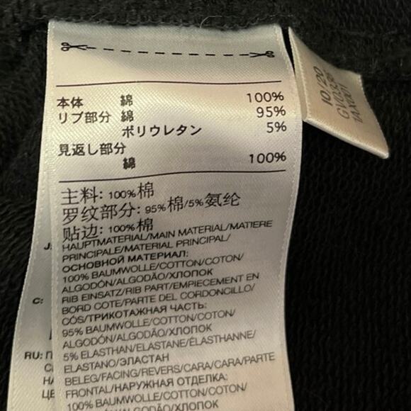 Y-3 Womens Black Long Sleeve Logo Crew Neck Cozy Sweater Sweatshirt Top Size M - Picture 12 of 14